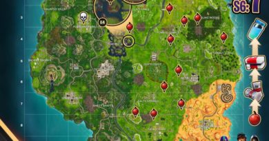 Fortnite Season 6, Week 7 – Cheat Sheet Map